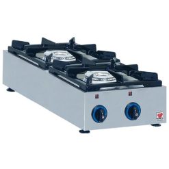 Φλόγιστρο - εστία αερίου επιτραπέζια διπλή 12 kW NORTH GAS E22C