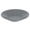 πιατο βαθυ ματ γκρι στρογγυλο elite