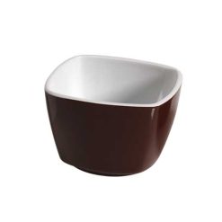 μπολ τετραγωνο χρωματιστο καφε