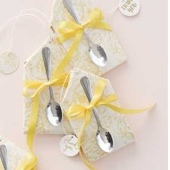 Κουταλάκι γλυκού για μπομπονιέρα 18/0 14.5CM INOX, κατασκευασμένο από ανθεκτικό ανοξείδωτο ατσάλι 18/0