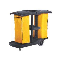 τρόλεϊ καμαριέρας με 2 σάκους τροχήλατος