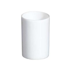 Οδοντογλυφοθήκη πορσελάνης λευκή κωνική