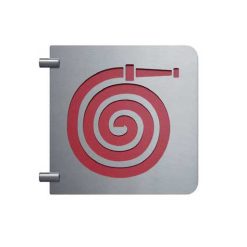 Ταμπέλα τοίχου Πυροσβεστική φωλιά 23x23CM