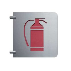 Ταμπέλα τοίχου Πυροσβεστήρας 23x23CM