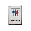Ταμπέλα τοίχου τουαλέτες 15x23CM