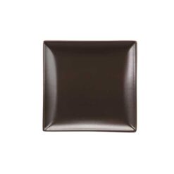 Πιάτο τετράγωνο καφέ ματ Elite