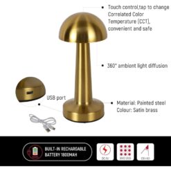 Φωτιστικό χρυσό