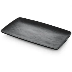 Πιατέλα μελαμίνης μαύρη