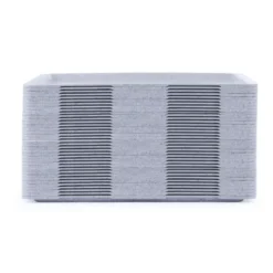 Alternative view of Δίσκος Σερβιρίσματος Fiberglass GN 1/1 53×32cm Γρανίτης Στοιβαζόμενος